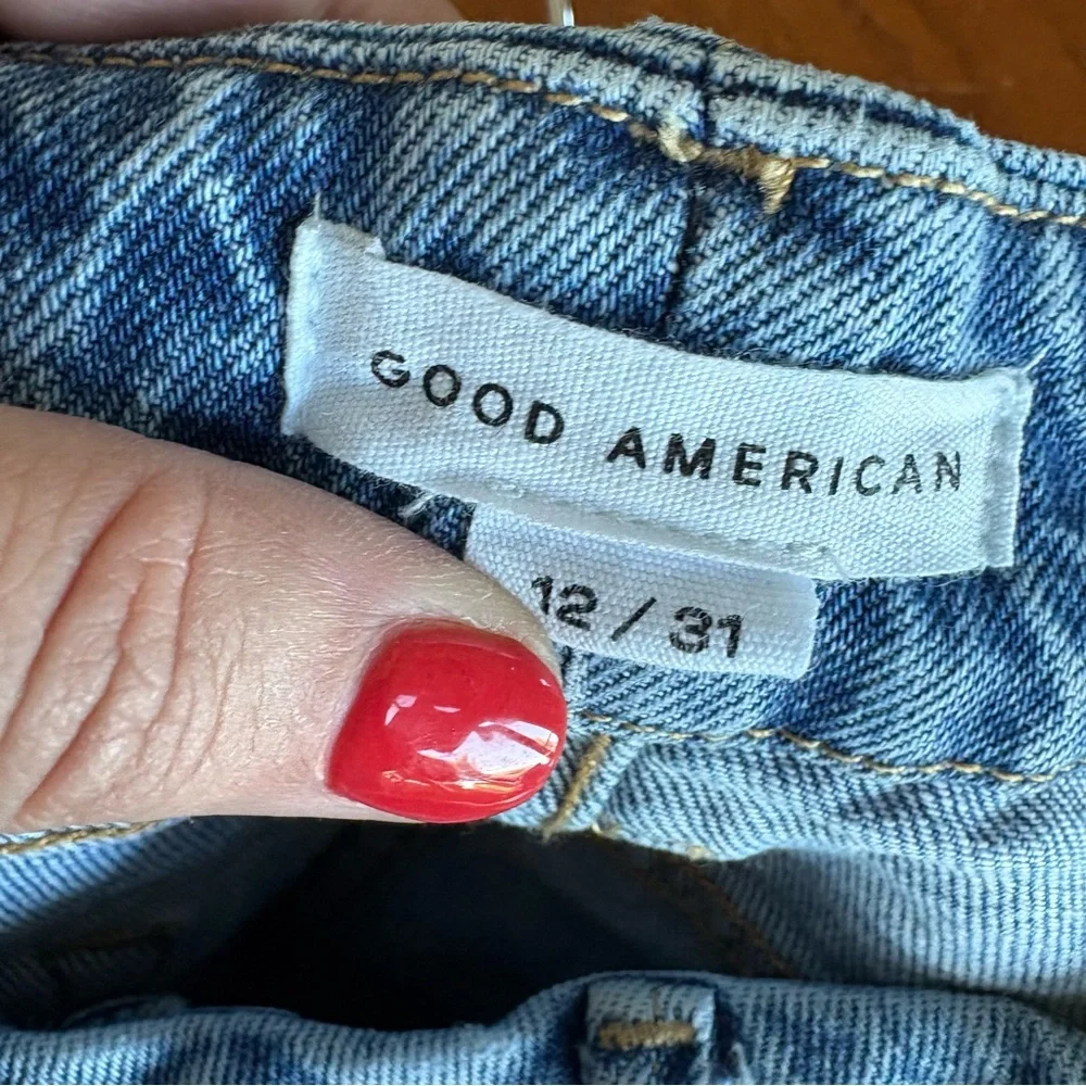 Good American Light Blue Boot Cut Jeans - Picture 9 of 10